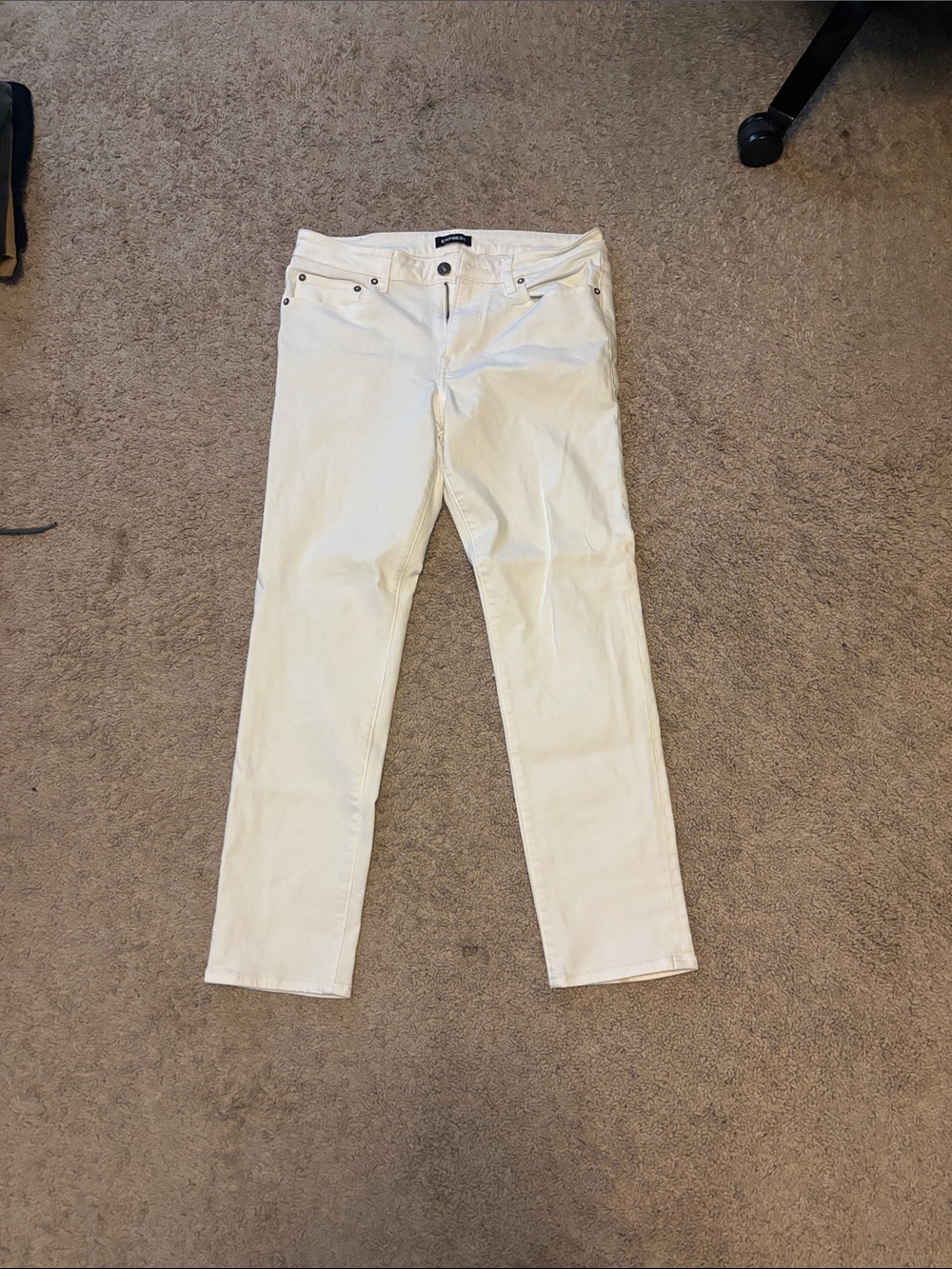 Express Men’s White Slim Pants